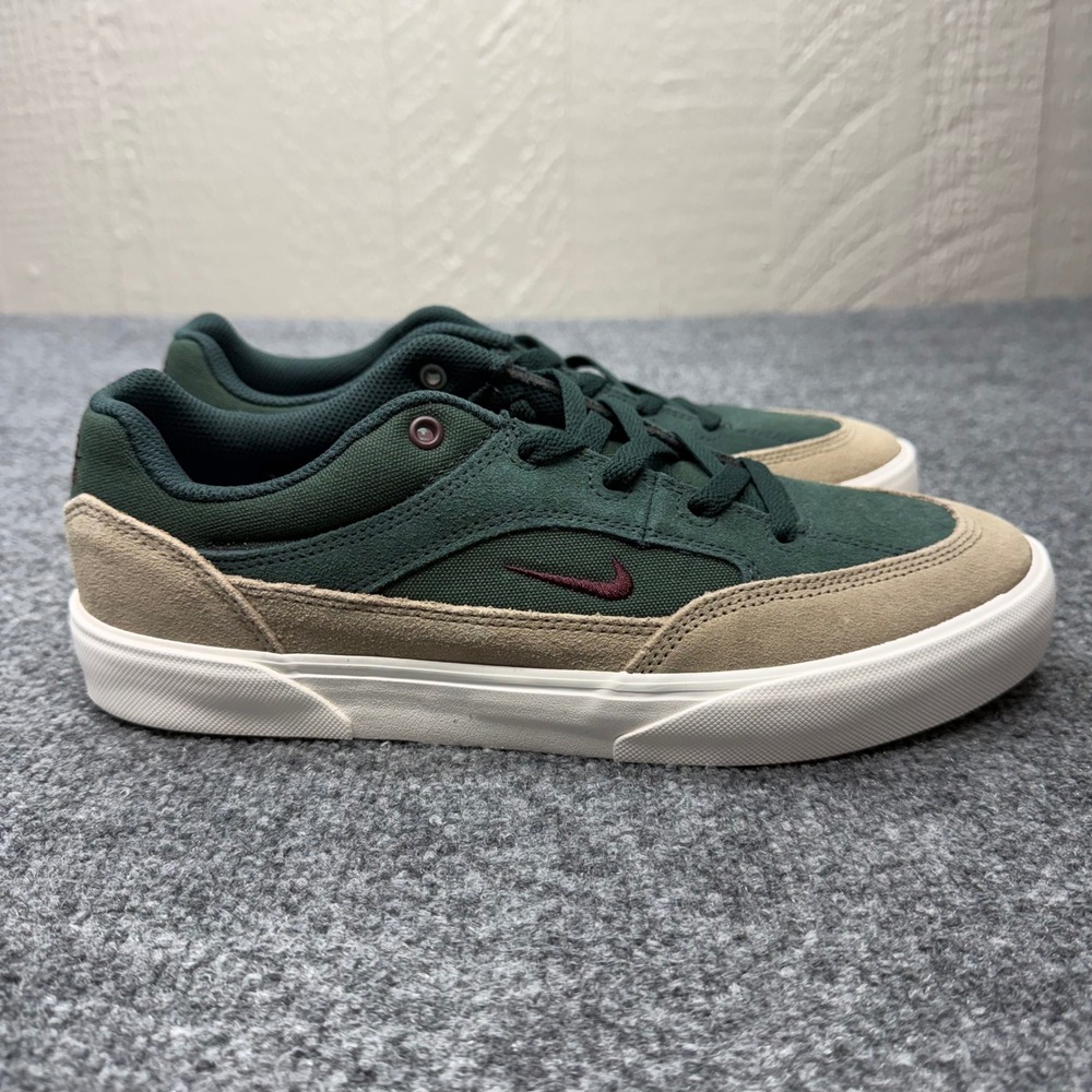 Nike SB Malor Mens Skate Shoes Dark Green Tan FV6064-300 Size 8.5 NEW